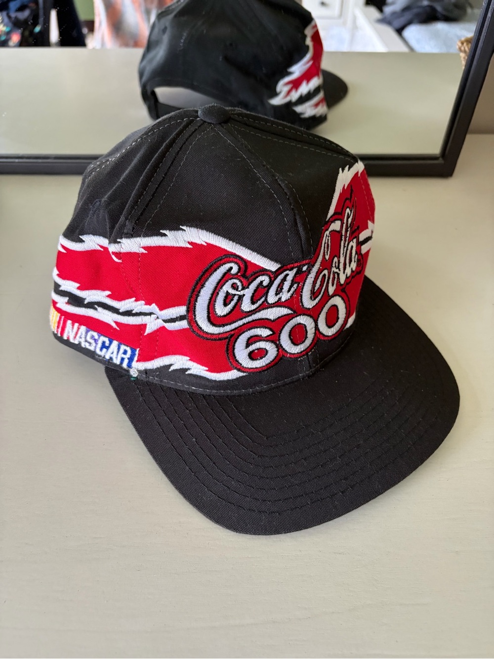 VTG 90s NASCAR Coca-Cola 600 Charlotte Motor Speedway Snapback Hat